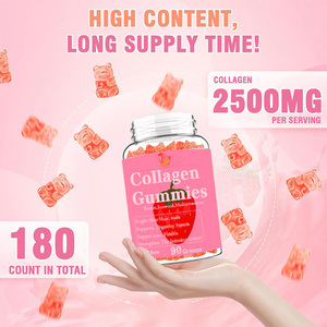 Gomitas de Colágeno OEM ODM con Biotina y Ácido Pantoténico, Promueven la Salud Cerebral, Sabor Fresa, Suplementos Herbales Naturales - Product Image 6