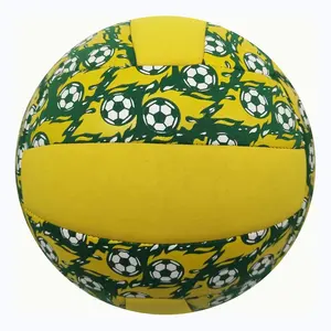 प्रतिस्पर्धी मूल्य Neoprene वॉलीबॉल आकार 5 समुद्र तट खेल समुद्र तट गेंद, गेंद रबर मूत्राशय 1 पीसी/पीपी बैग Silkscreen 1/2/3/4/5 सीएन; गुआ