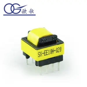 Xuyi Ouge Ferrite Transformer Fabricante Core High Power EE10H-020 High Frequency Transformer