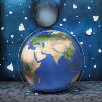 Vente chaude Peluche Kawaii Terre Mars Planète Simulation Remplissage en coton PP Réaliste pour enfants Décoration de la maison 11-30CM