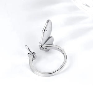 Venta caliente Super Hada moda exquisita personalidad anillo abierto esmalte simple nicho diseño sentido Mujer - Product Image 5