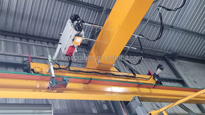 Grue semi-portique à télécommande de 10 tonnes, palan électrique de 2t, 3t, 5 tonnes, prix de la grue semi-portique à poutre simple - Product Image 2