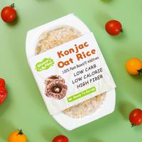 Hot Selling High Fiber Microwave Rice Vegan Konjac Oats Riz 2-Minute Instant Meal Emergency Food