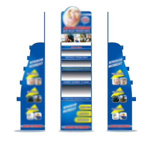 纸板展示架超市促销多层展示柜便利店零食饮料玩具展示柜 - Product Image 6