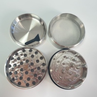 Maßgefertigter 304 Edelstahl Lebensmittelqualität Kräuter- und Gewürzmühle 63mm/2,5 für Rauchzubehör