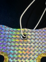 Répulsif laser anti-oiseaux facile à utiliser, à suspendre, avec réflecteur hibou et cloche répulsive pour effrayer les oiseaux