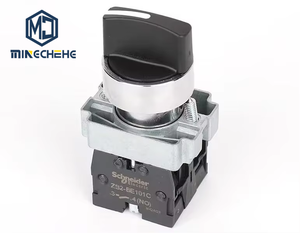 สวิตช์เลือกแบบครบชุดรุ่น XB2 ใหม่และของแท้ XB2BD53C ZB2BD5C ZB2BZ103C สวิตช์เลือกแบบ 3 ตำแหน่ง สีดำ - Product Image 1