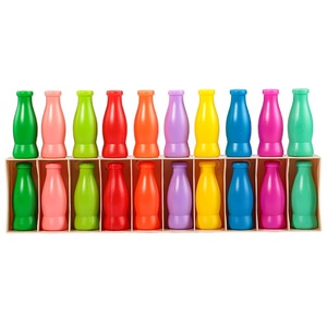 <span class=keywords><strong>Juego</strong></span> de emparejar botellas coloridas - Juguete de entrenamiento de memoria para la educación temprana de los niños - Product Image 1
