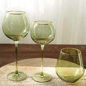 Precio de fábrica Vintage Green <span class=keywords><strong>Dream</strong></span> Home Copas de vino Copa transparente Copas de champán Copas de vino creativas sostenibles - Product Image 1