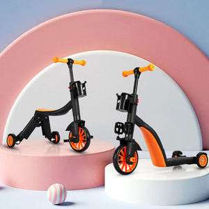 <span class=keywords><strong>Trottinette</strong></span> pliable 3 en <span class=keywords><strong>1</strong></span> pour fillette, 3 roues, avec pédales, roues en PU, cadre en acier + plastique, hauteur réglable pour <span class=keywords><strong>bébé</strong></span> et enfant - Product Image 4