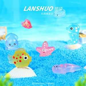 Lanshuo Tropical Ocean Fish Resin Miniature 3D DIY Jewelry Set Hair <b>Clips</b> Decorations <b>Car</b> Ornaments Gift Spring 2026 - Product Image 4