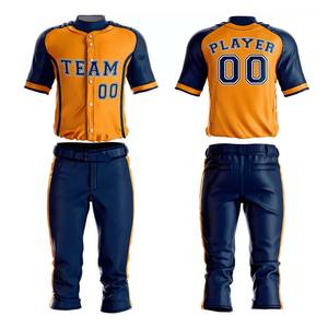 Uniformes de baseball sportifs au design classique, sublimation, maille respirante, achat en groupe, uniforme de baseball personnalisé pour homme - Product Image 6
