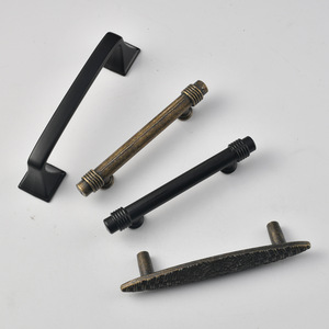 Furniture Handle And <b>Knob</b> Zinc Alloy Bar Shape Drawer Cabinet Door Hardware 64 75 96mm Hole Spacing Kitchen Cabinet Use - Product Image 3