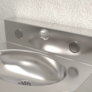 WC Integrato Moderno Ovale in Acciaio Inossidabile Anti-Distruttivo e Anti-Collisione con Scarico a Vortice per Bagno e Prigioni - Product Image 5