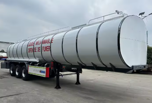 Semirremolque cisterna para petróleo, tanque sin costuras, diseño ligero que aumenta la carga útil - Product Image 4