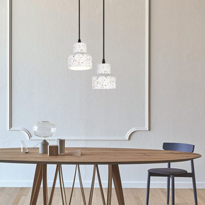 Nordic Cement Chandelier Vintage <strong>Industrial</strong> <strong>Style</strong> Restaurant <strong>Lamp</strong> Tarrazzo Ceiling <strong>Lamp</strong> - Product Image 4