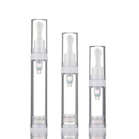 Flacon roll-on sans air rechargeable 5ml 10ml 15ml, couleur personnalisée, vide, pour sérum contour des yeux, emballage cosmétique pour soins de la peau