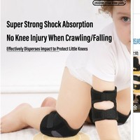 Ensemble de protection pour bébé : genouillères, coudières et protège-mains en tissu antidérapant, légers (22g), respirants et doux pour la sécurité des nourrissons