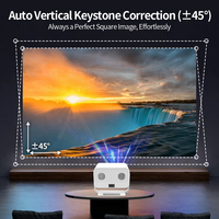 Proyector Inteligente LCD Android J350, 350ANSI, Enfoque Automático, Corrección Trapezoidal Automática, WiFi, Proyector 4K, Proyector OEM al por Mayor