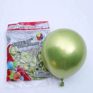 Globos de Látex Metálicos Cromados de 12 Pulgadas de Grosor para Decoraciones de Fiestas de Cumpleaños, Pascua y Días Festivos - Product Image 4
