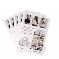 Impression de prospectus personnalisés, prospectus couleur recto-verso pour le profil de l'entreprise, la publicité de produits et la promotion de la marque