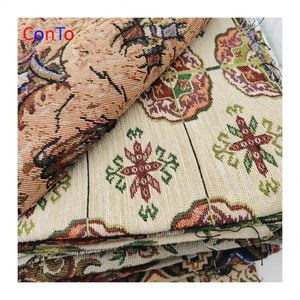 Kain Brokat Jacquard Berkualitas Tinggi Sutra <span class=keywords><strong>Gobelin</strong></span> Tapestry - Product Image 2
