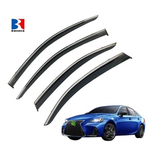Déflecteur d'injection PC pour LEXUS IS200 2006-2018, visière de fenêtre de porte de voiture - Product Image 2