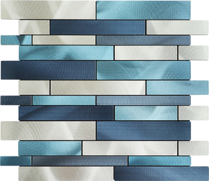 Dải Tự Dính Kim Loại Nhôm Backsplash Panel Gạch Mosaic - Product Image 2