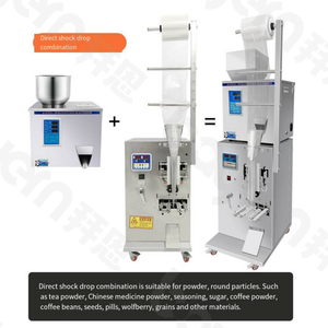 <b>Small</b> Powder Granule Packing Machine Three <b>Side</b> Back Sealing Automatic Pouch Tea Leaf Pack Pouch Food Weighing Packing Machine - Product Image 4