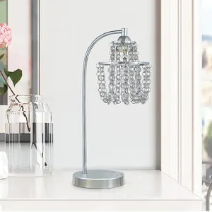Supplier Crystal Curtain Design Pendant Table lamp modern bedside lamp home ecor indoor light