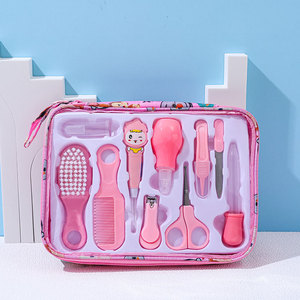 10 ชิ้นเด็กเล็บชุดหูช้อนเล็บกรรไกรเด็กเล็บผมแปรงดูแลชุด M0037 - Product Image 3