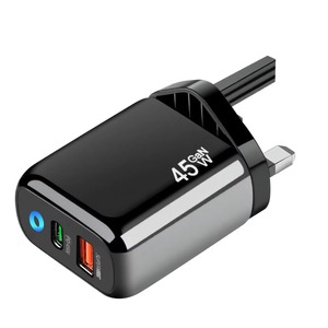 45W PD <b>USB</b> C Fast Charger QC3.0 Type C <b>Wall</b> <b>Plug</b> for iPhone 16 15 for Samsung for MacBook Air Universal - Product Image 1