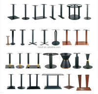 Accessoires de meubles Offre Spéciale en acier inoxydable poli tréteau en acier métal table pliante pied table pliante base