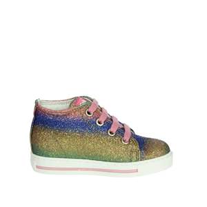 Scarpe da ginnastica da ragazza Falcotto, modello casual a taglio basso, colore bronzo glitterato - Product Image 4