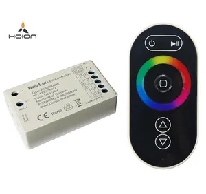 Controlador de led DC5-24V rgbw 2 em 1, solução de controle remoto d5 com 1024 níveis (rgb cada) 3 anos 100 grau 433.92mhz