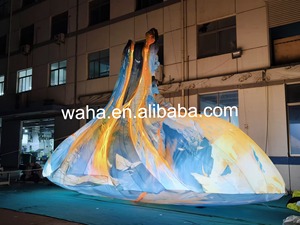 Model Gunung Berapi Tiup Raksasa dengan Lampu, Gunung Berapi Meletus untuk Dekorasi Acara - Product Image 3