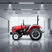 Tracteur agricole chinois 4x4 de 100 CV, tracteur agricole compact à transmission par engrenages