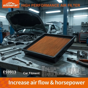 Filtre à air haute performance et haut débit EDDYSTAR pour <span class=keywords><strong>BMW</strong></span> 116/118/<span class=keywords><strong>120</strong></span>/128/218/220/316/318/320/328/380/428/GT N13 B38 N20 ES9913 - Product Image 1
