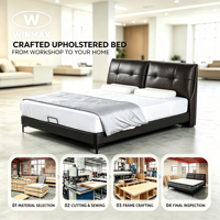Modernes Schlafzimmer-Bett für Zuhause, Hotelzimmer-Bett, Luxus-Resort-Schlafzimmermöbel-Set, Apartment-Schlafzimmermöbel, Villa-Schlafzimmer-Stauraumbett