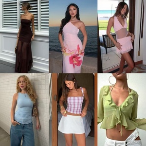 Productos Nuevos de Moda 2025, Venta al por Mayor de Ropa de la Marca Lovito, Vestido Nuevo para Mujer Adulta, Vestidos Casuales, Paquete Surtido <span class=keywords><strong>Premium</strong></span> de Lovito - Product Image 2