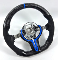 Volant en fibre de carbone pour BMW F10 F11 F15 F18 F20 F23 F25 F30 F32 F35 F40 F80 E84 E87 E90 E92 E93, accessoires de voiture