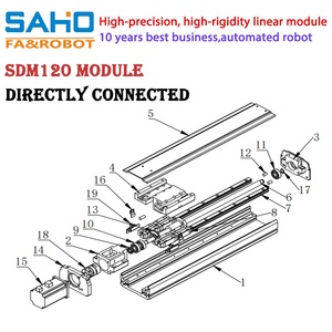 Guía Lineal de Alta Precisión con Motor de Aluminio Controlado por PLC SAHO, 220V, Servicio Internacional, Gran Venta - Product Image 5