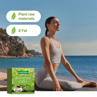 Poudre de café vert minceur de haute qualité pour adultes avec Ganoderma, brûle les graisses, stimule le métabolisme, complément alimentaire à base de plantes 10-en-1