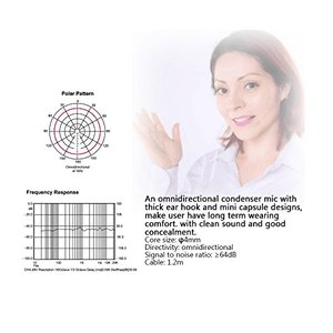 Micro thu âm mini màu be chuyên nghiệp dành cho thiết bị truyền dẫn có dây và không dây Sennheiser - Product Image 4