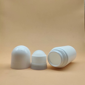 Wholesale 50ml Glass Deodorant <b>Plastic</b> Roll on <b>Bottle</b> With Stainless <b>Plastic</b> Ball - Product Image 4