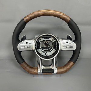 Volante de Madera Completo para Automóvil, para Mercedes-Benz X164 <span class=keywords><strong>GLC</strong></span> X253 <span class=keywords><strong>4matic</strong></span> R171 R230 E43 - Product Image 4