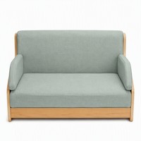 Canapé double pour enfants Chuangjin, fauteuil rembourré 2 places, structure en bois massif pour la maternelle Montessori, vente en gros