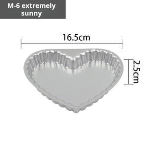 <span class=keywords><strong>Moule</strong></span> <span class=keywords><strong>à</strong></span> pizza en forme de cœur cannelé Bakest <span class=keywords><strong>Moule</strong></span> <span class=keywords><strong>à</strong></span> <span class=keywords><strong>tarte</strong></span> aux fruits de 6 pouces <span class=keywords><strong>à</strong></span> <span class=keywords><strong>fond</strong></span> fixe/<span class=keywords><strong>amovible</strong></span> - Product Image 5