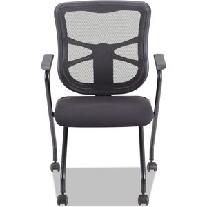 Alera Elusion <b>Black</b> Mesh Nesting <b>Office</b> <b>Chairs</b> Case of 2 - Product Image 4