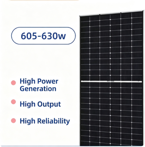 Panel Solar Monocristalino de 605-630W, Módulo Fotovoltaico de Alta Generación de Energía de 625W, Sistema de Carga Solar de Alta Potencia y Confiabilidad - Product Image 2